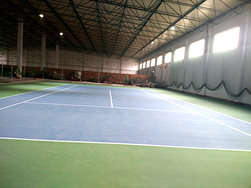 齐鲁石化网球场地